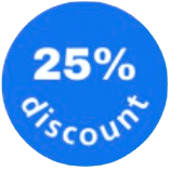 25% Discount
